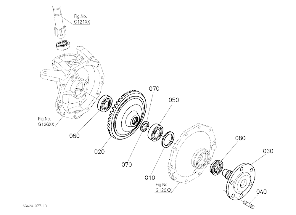Front Axle Lh