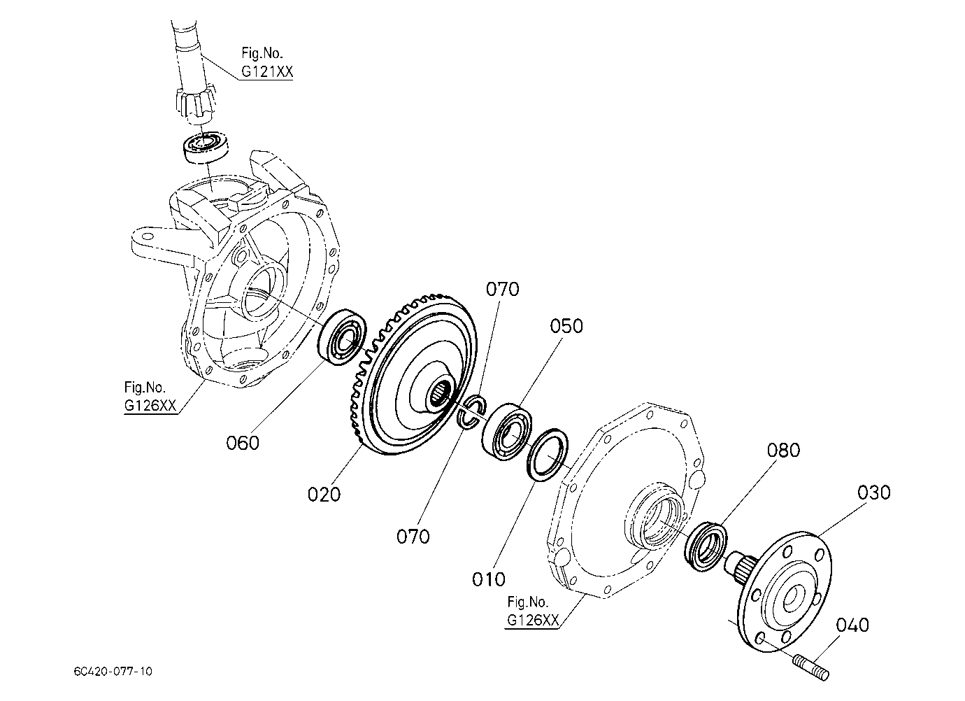 Front Axle Lh
