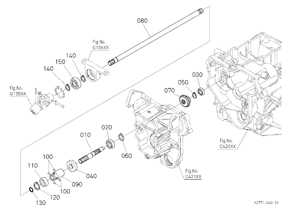 Front Wheel Propeller Shaft