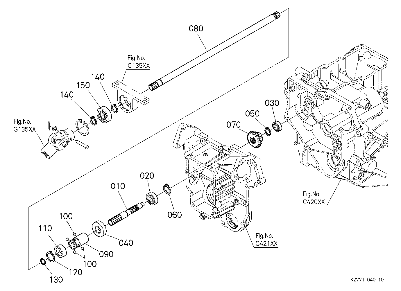 Front Wheel Propeller Shaft
