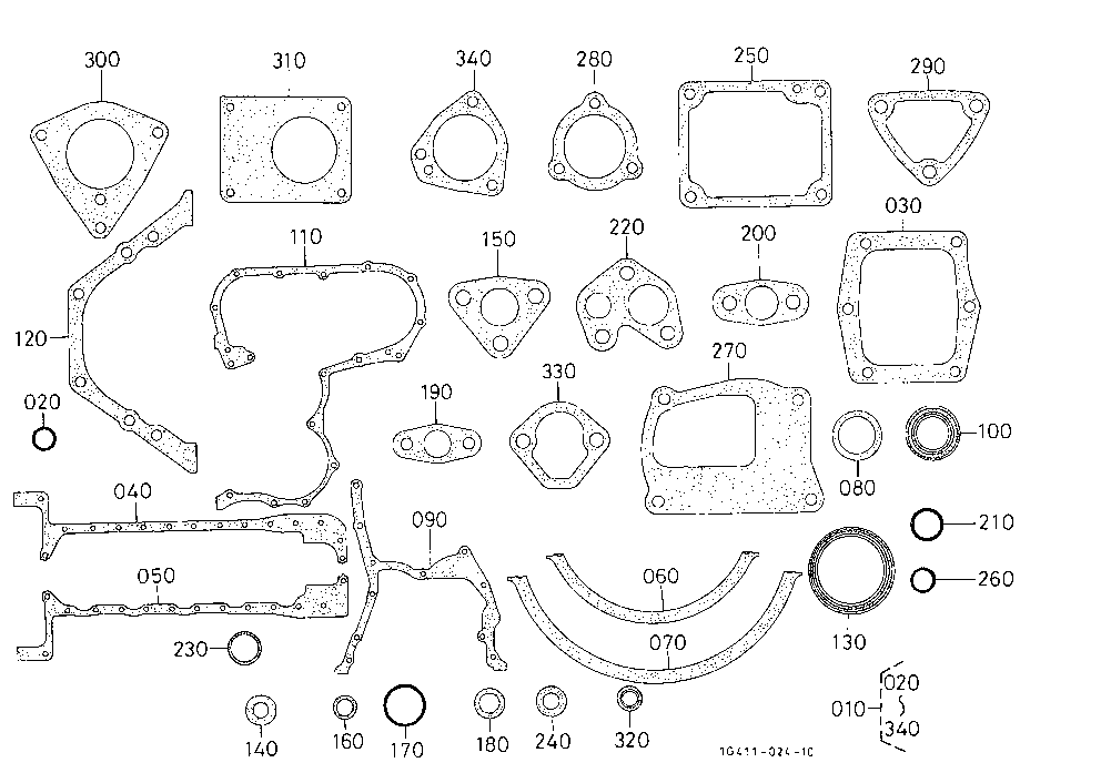 Lower Gasket Kit [Old Type]