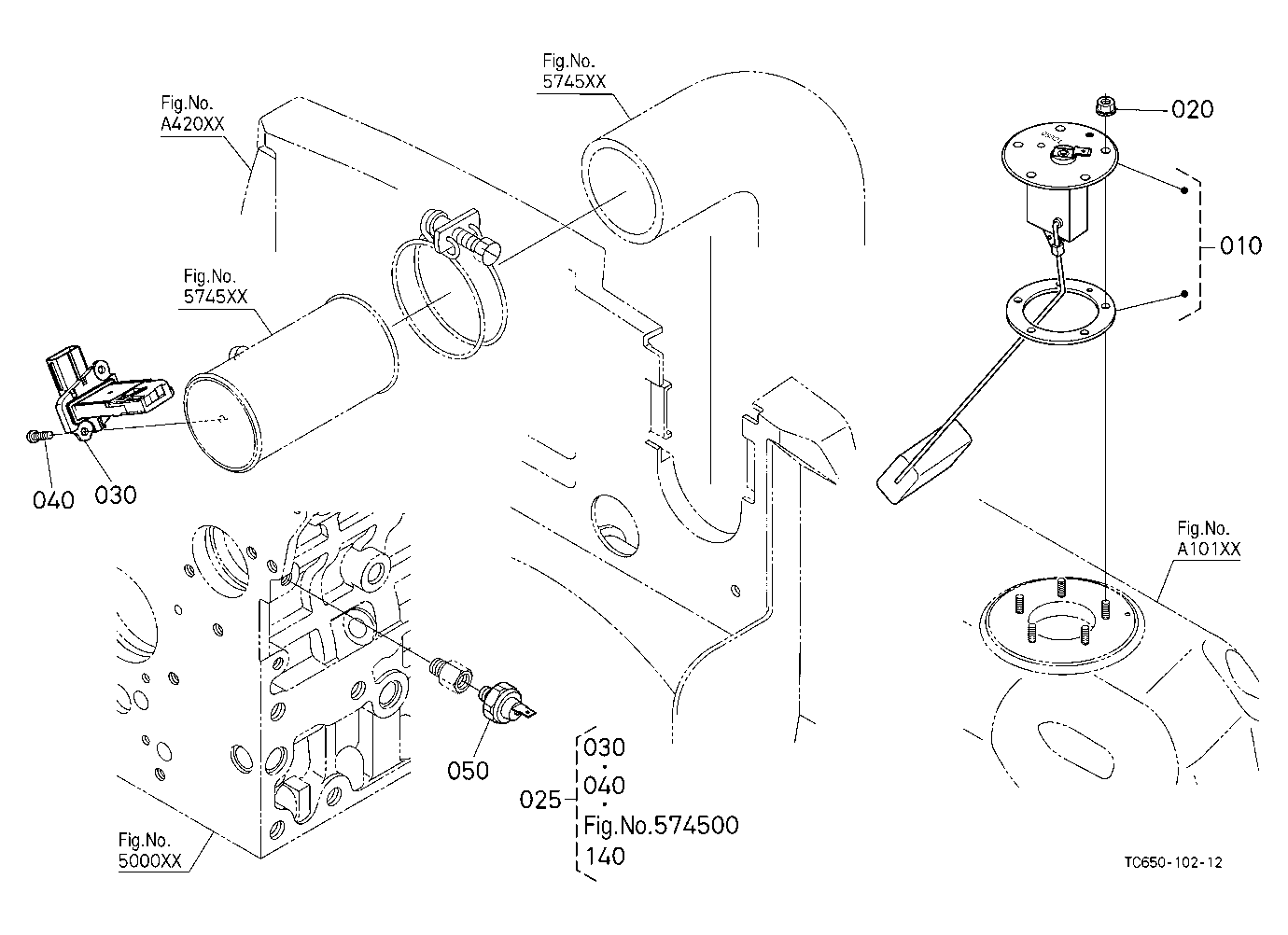Sensor (Fuel/Inlet Pipe)