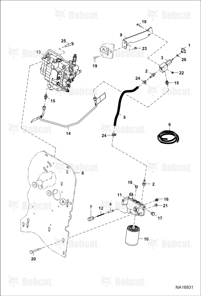 Hydraulic Circuitry (Manual Lift Release System)