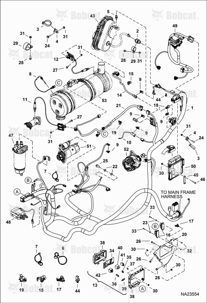 Engine Electrical Circuitry (Harness)