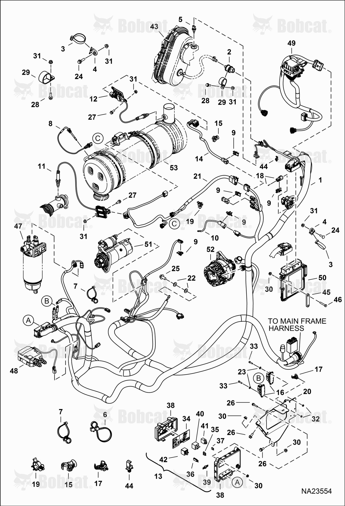 Engine Electrical Circuitry (Harness)