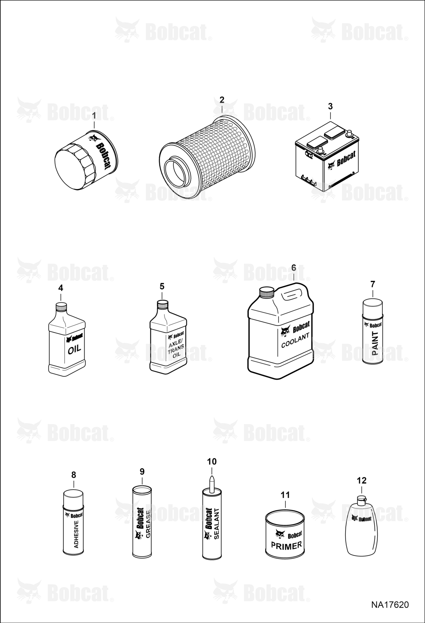 Maintenance Items (Service Parts)