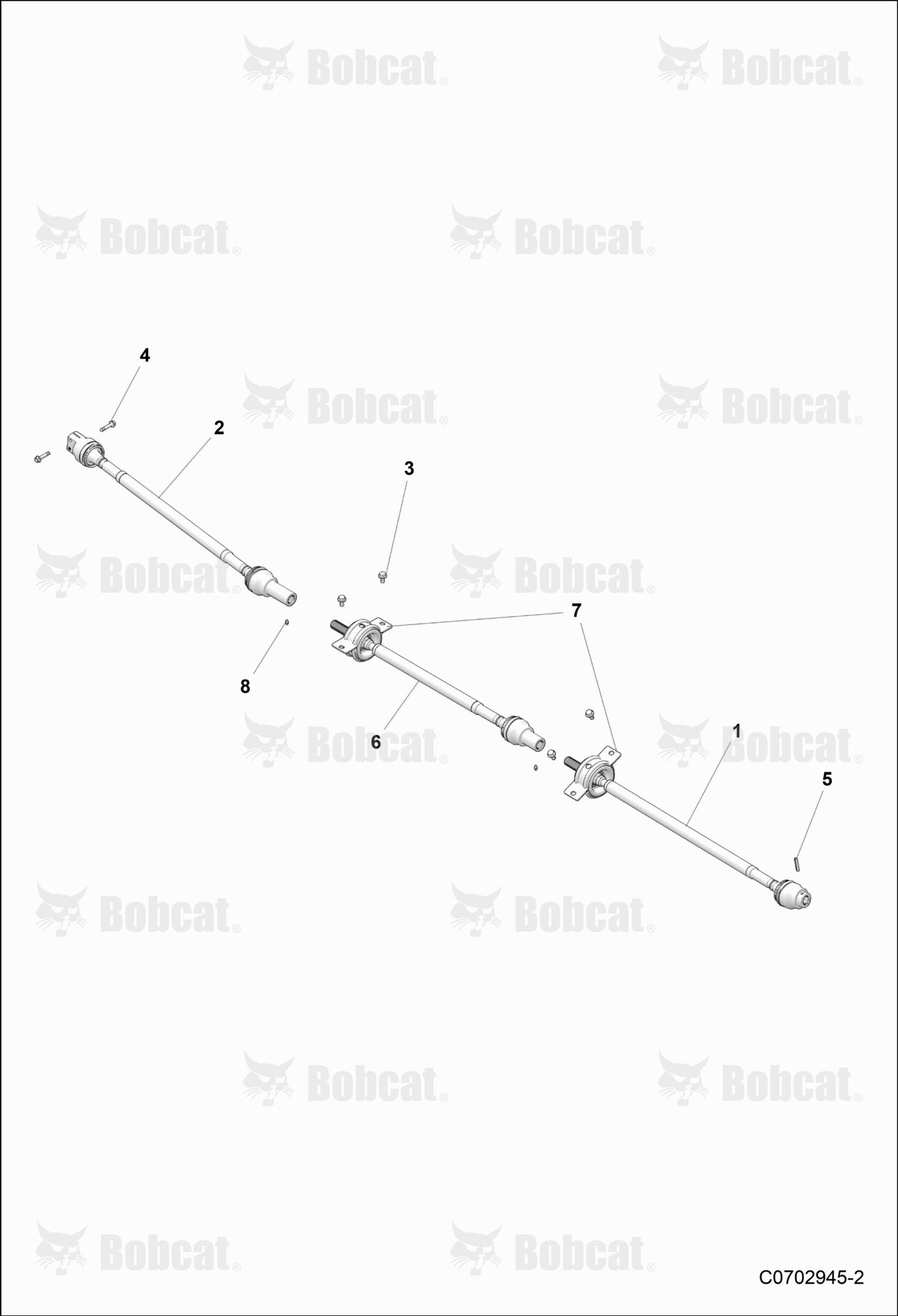 Drive TRAIN, Front Prop Shaft