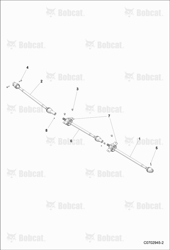 Drive TRAIN, Front Prop Shaft