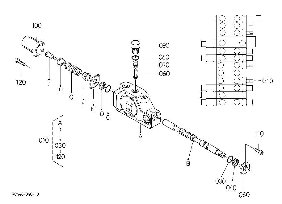 Spool Section (Travel Rh)