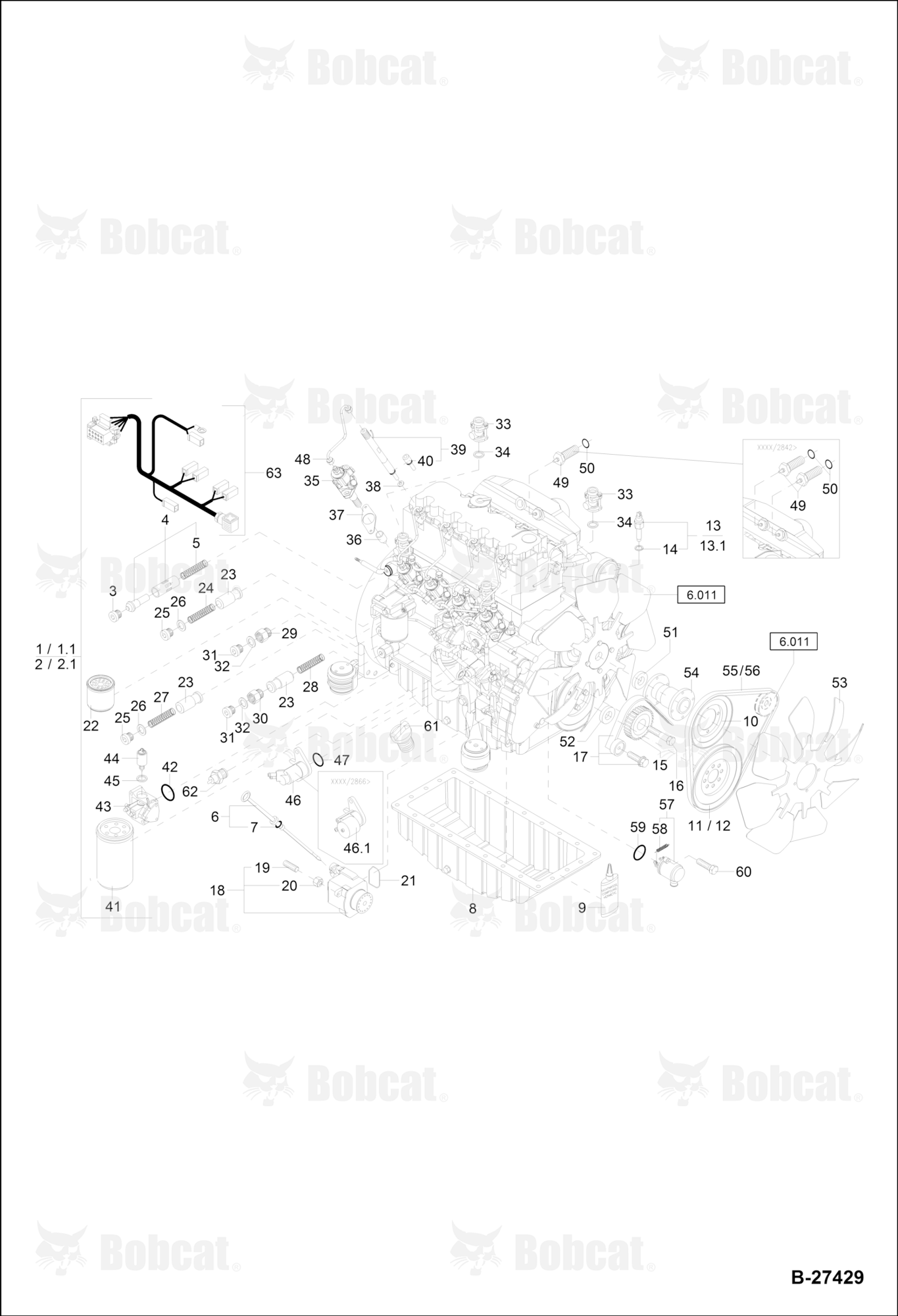 Engine Parts - Part 1 (Engine S/N XXXX/2613 & Above)