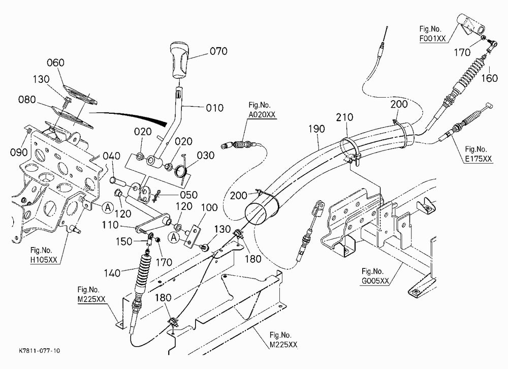 MAIN GEAR SHIFT LEVER
