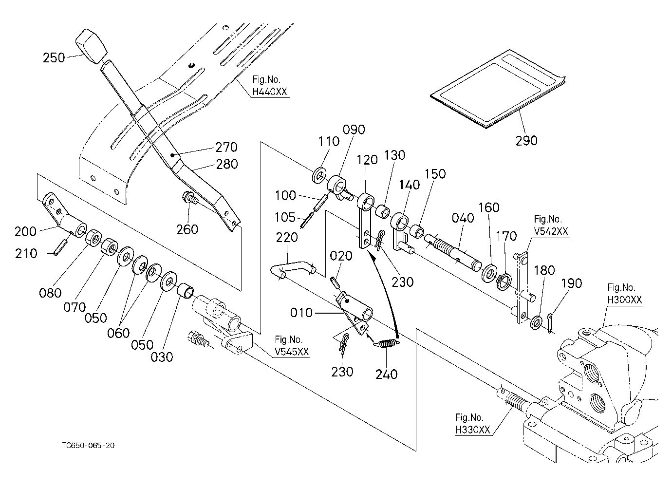 Position Control Lever (With Draft) (W/G No.L8311B
