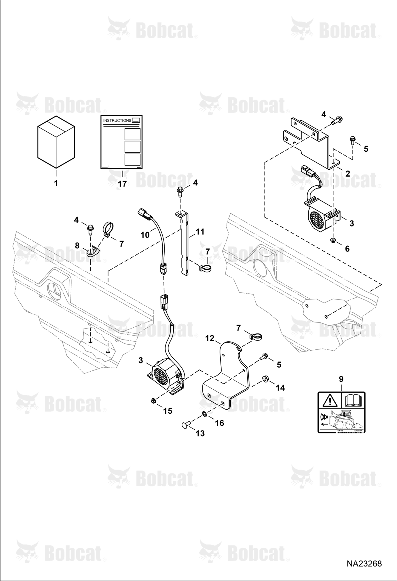 BACK-UP Alarm Kit (Selectable Joystick Controls)
