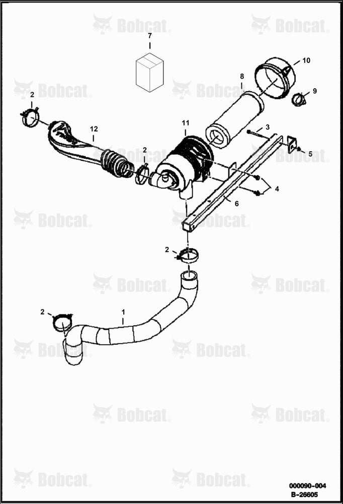 Intake Duct and Air Box (KAWASAKI ENGINE)