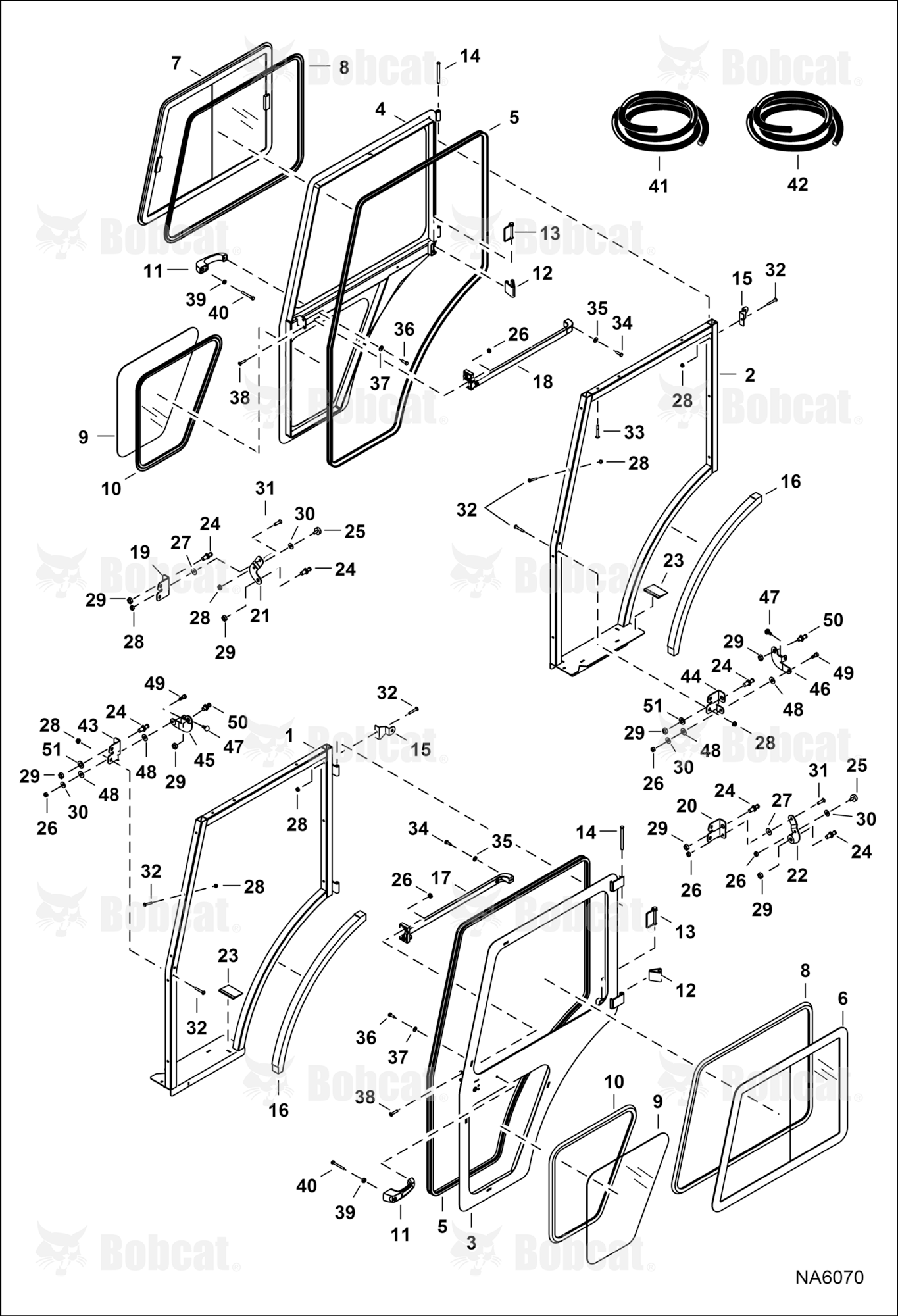 CAB Kit (W/Rear Corner Windows) (Side & Door Panels)