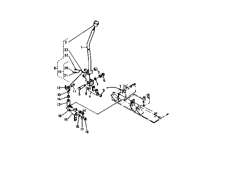 Control Lever (Travel Rh-1)