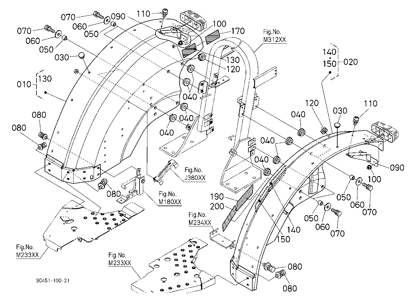 Fender (Lower Position) [Except Rear Wheel 480/65R