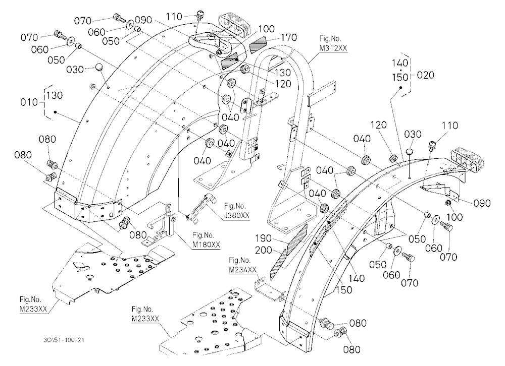 Fender (Lower Position) [Except Rear Wheel 480/65R