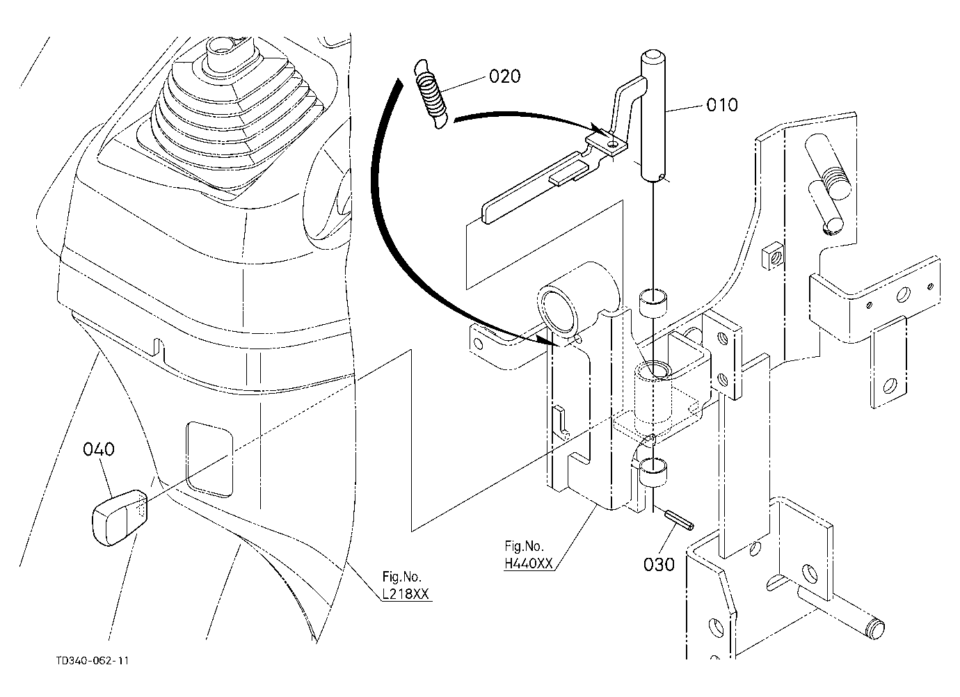 Loader Lock Lever