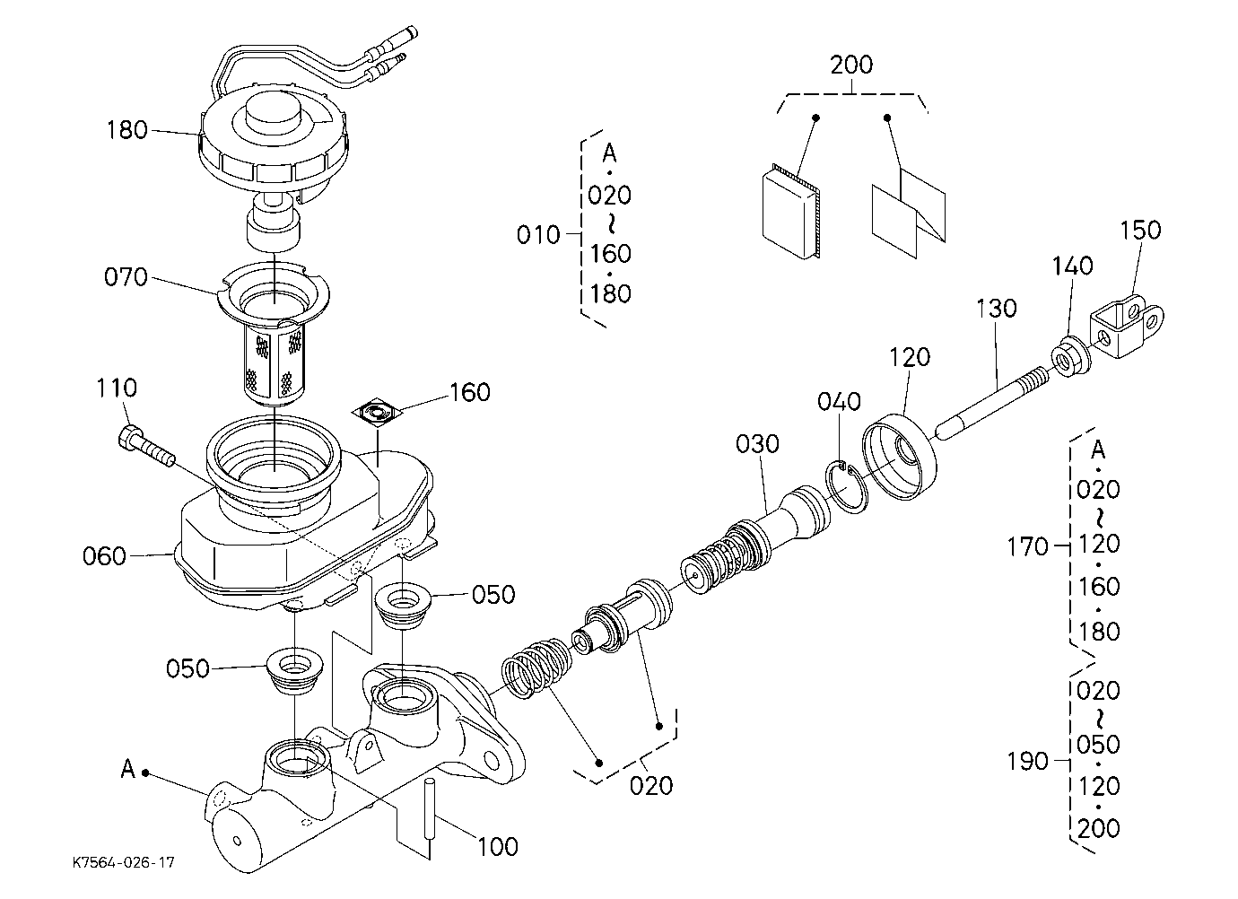 Brake Master Cylinder [Component Parts]
