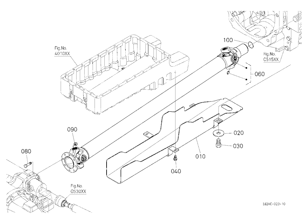 Propeller Shaft And Cover [With Front Suspension]