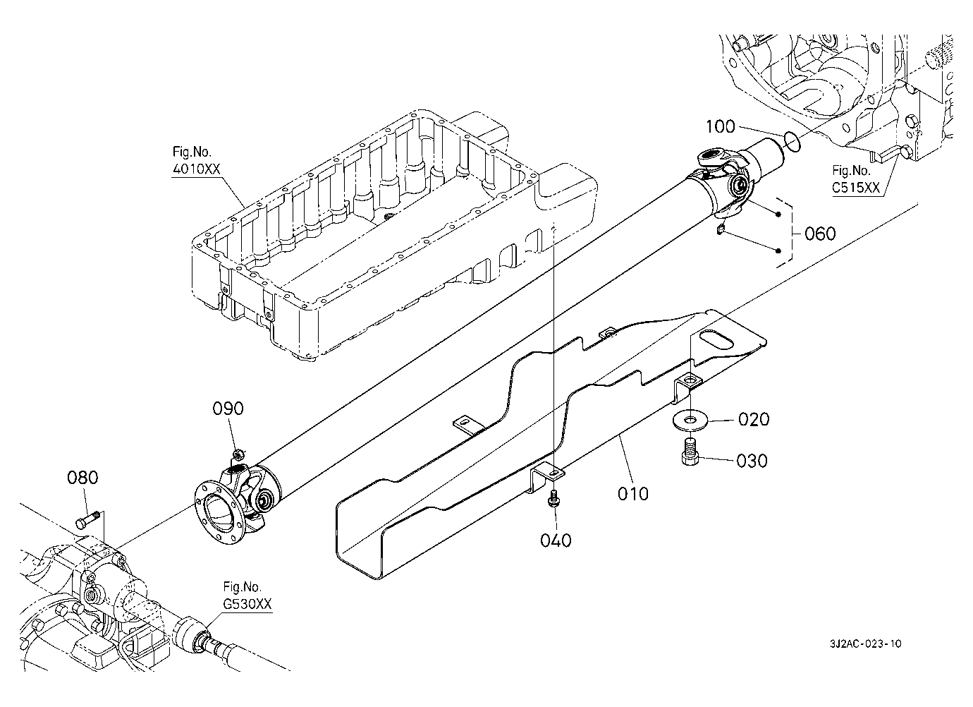 Propeller Shaft And Cover [With Front Suspension]