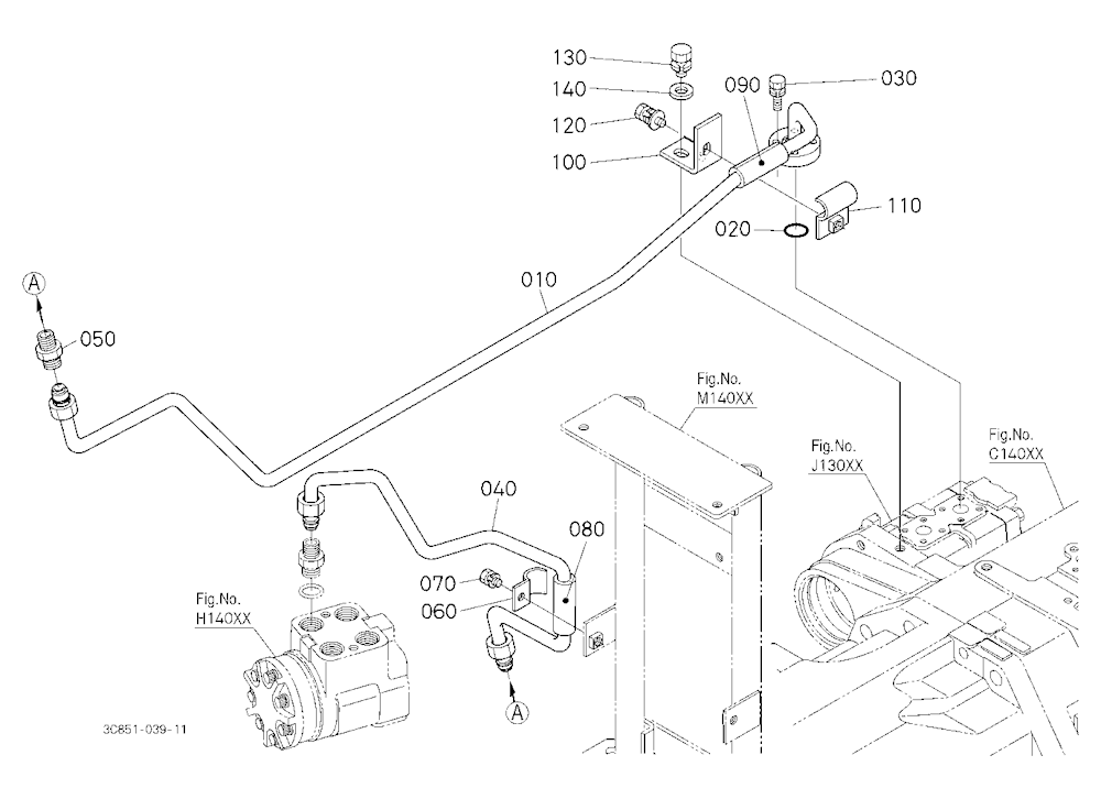 Hydraulic Oil Line (Steering)