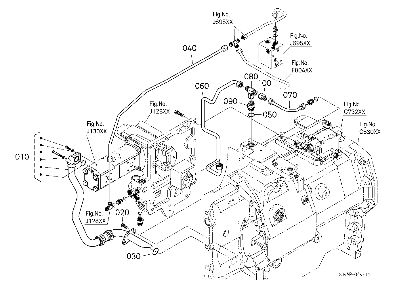 Hydraulic Oil Line (Transaxle)
