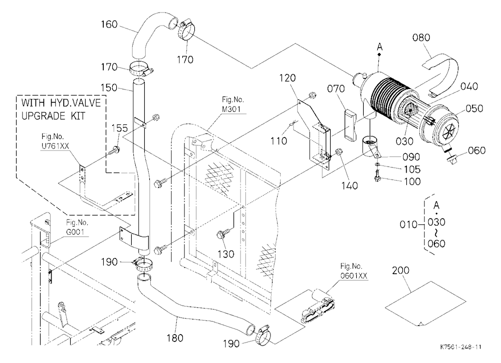 High Mount Air Cleaner Kit (Rops) [V4271] [Option]