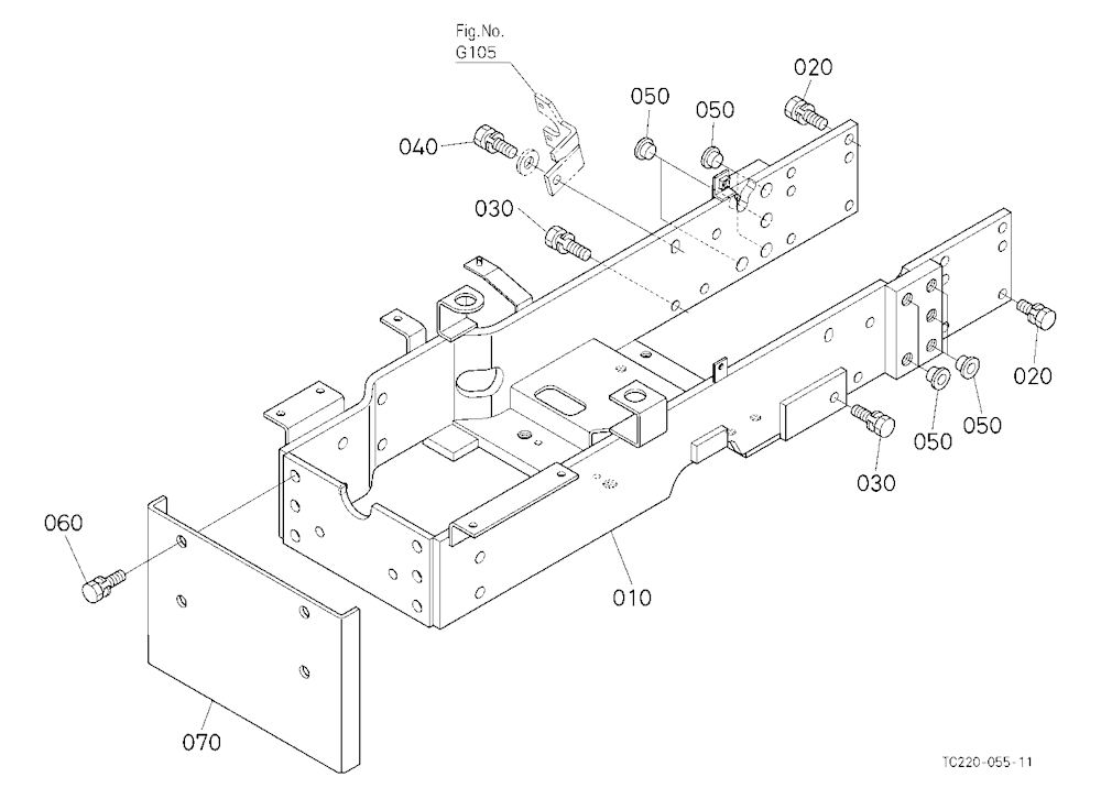 Front Axle Frame [Except Hst Type]
