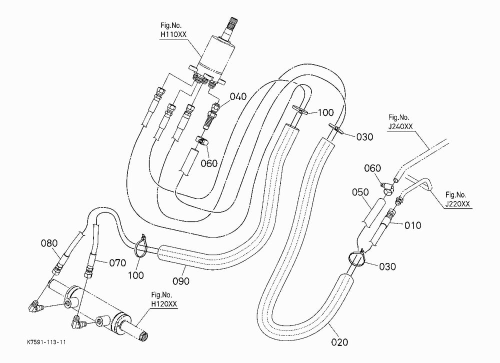 HYDRAULIC OIL LINE(STEERING)