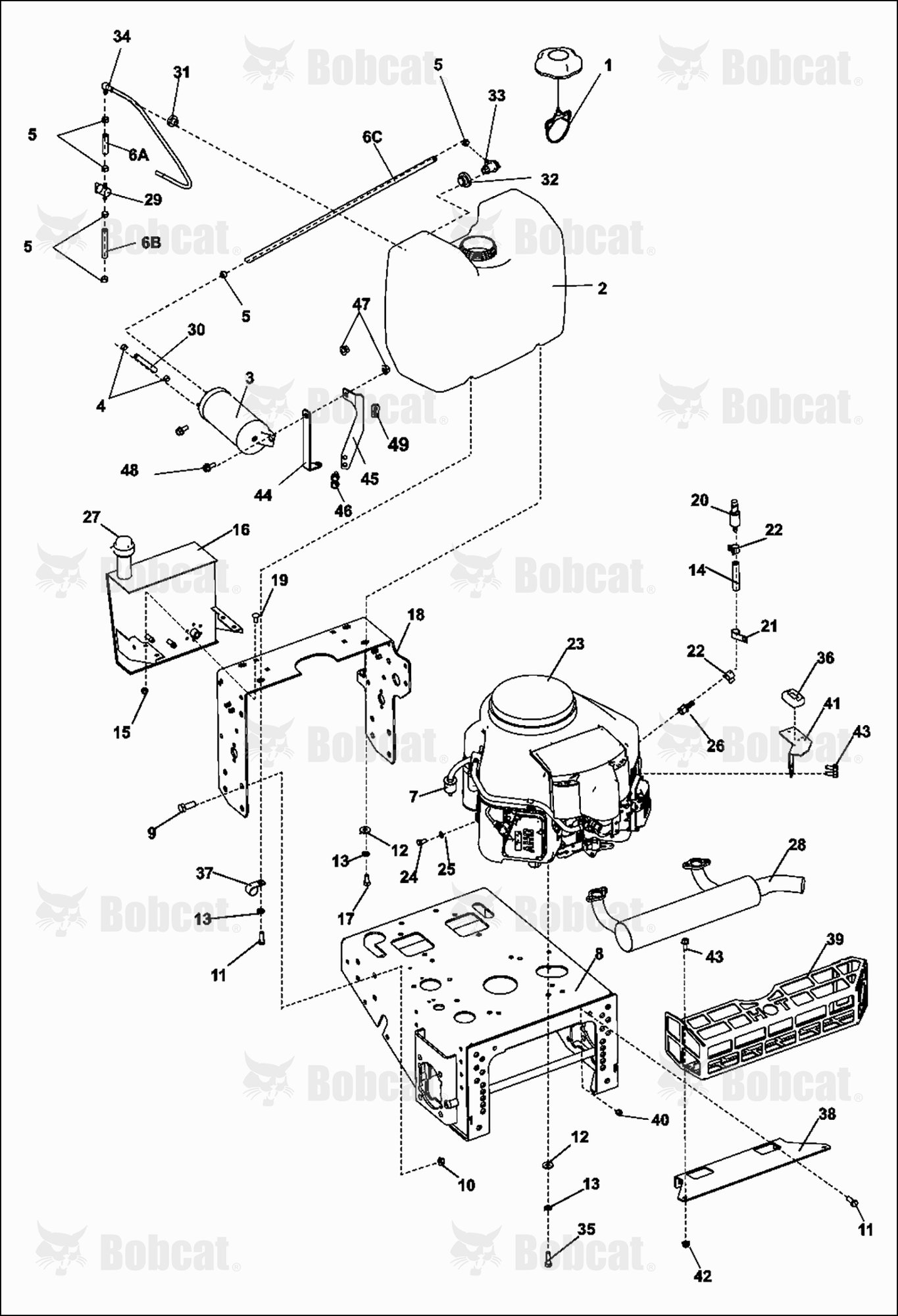 Upper Engine Deck ASSY