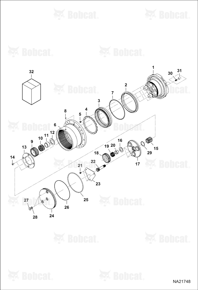 Travel Motor (Gear Box)