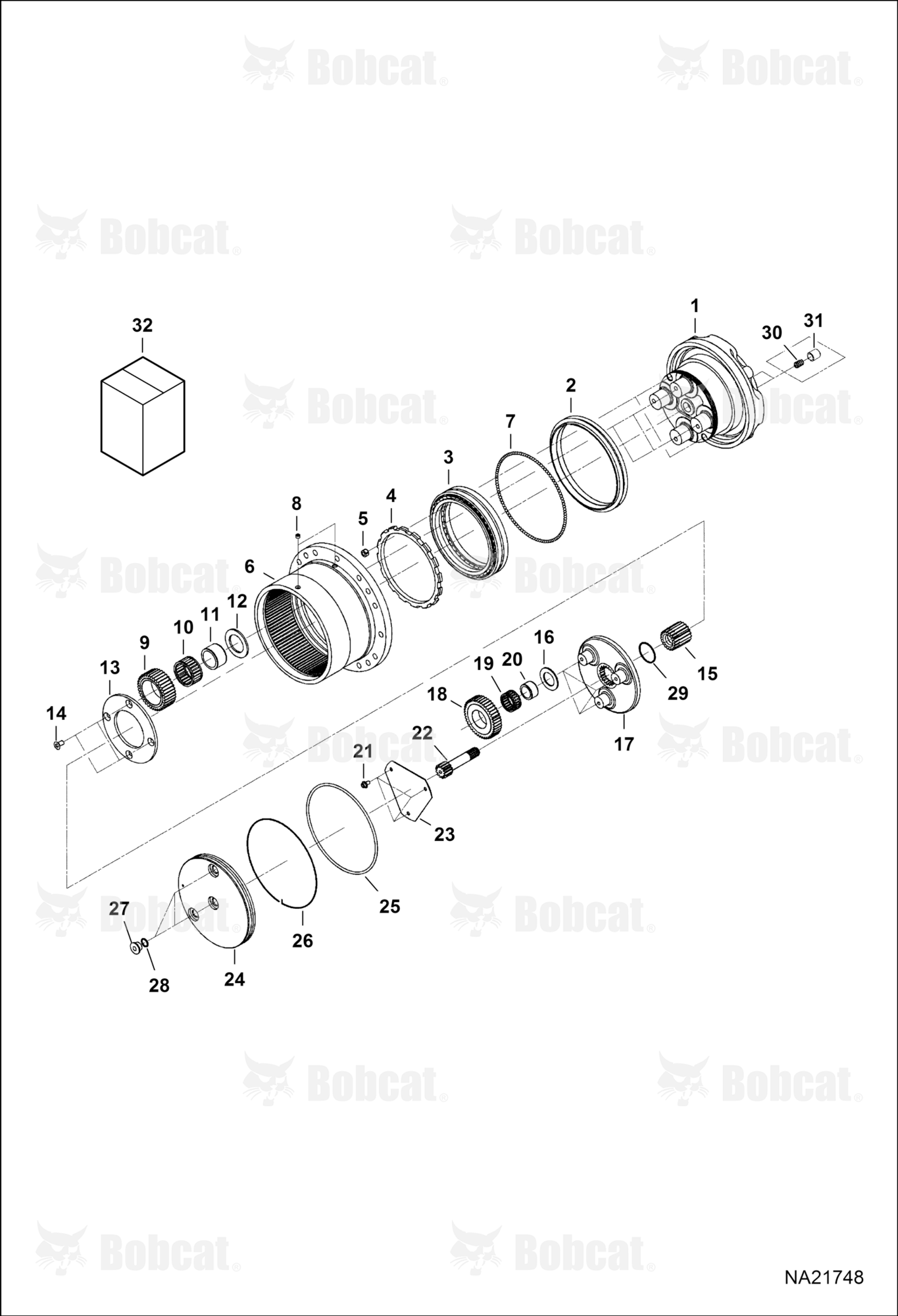 Travel Motor (Gear Box)