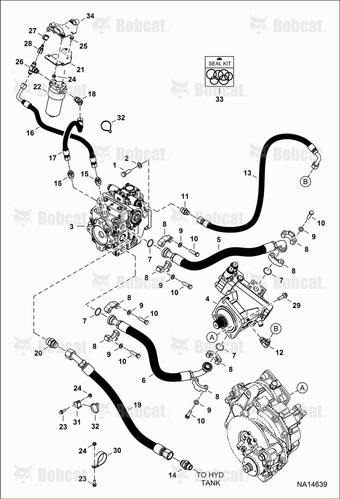 Hydrostatic Circuitry (Hydrostatic Pump & Motor)