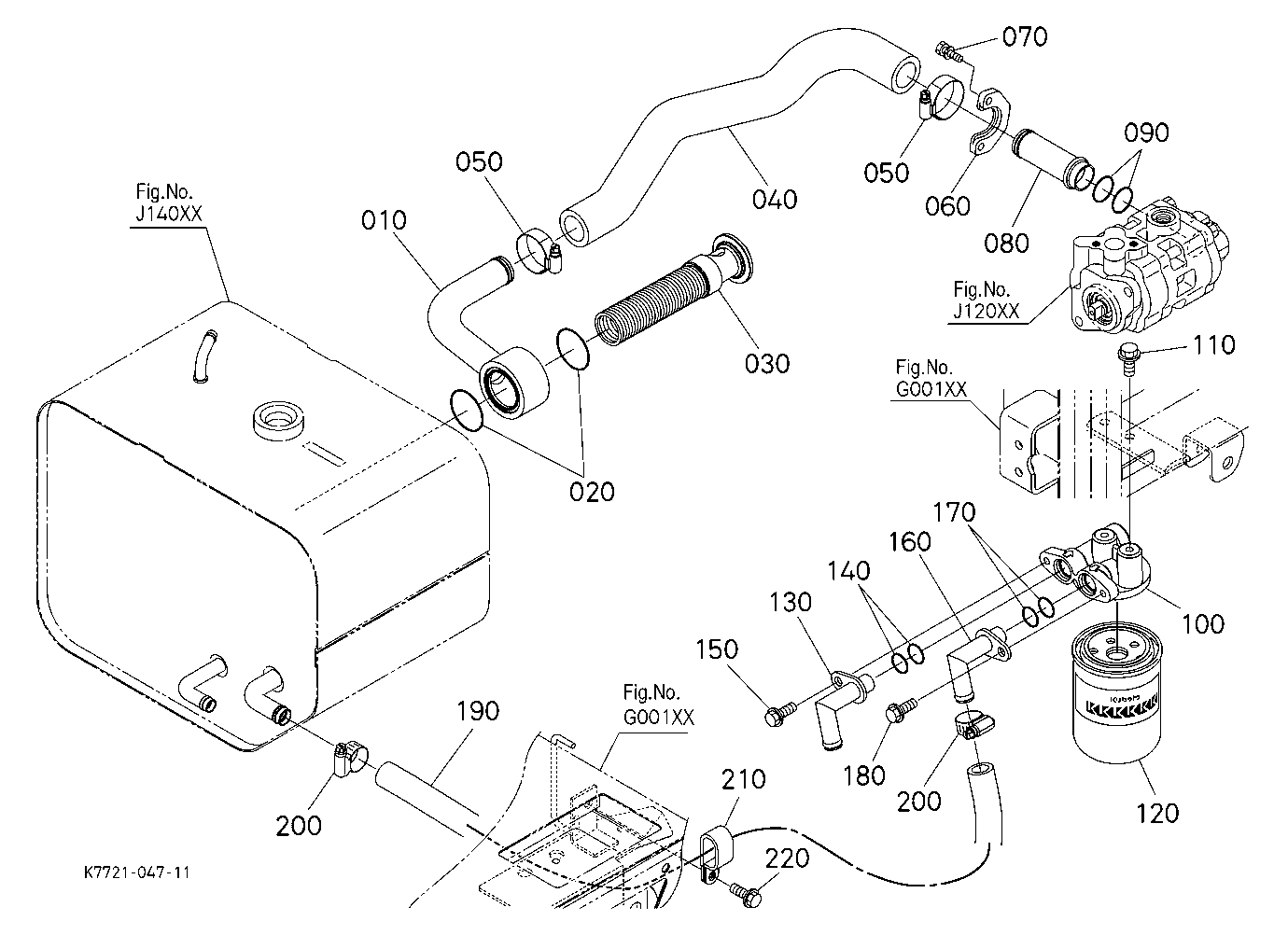 Hydraulic Oil Line (Tank)