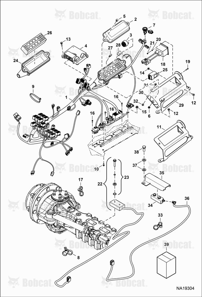 CAB Electrical Circuitry (Lower Harness)