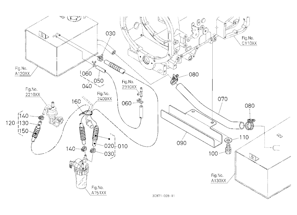 Fuel Pipe 2 (Front)