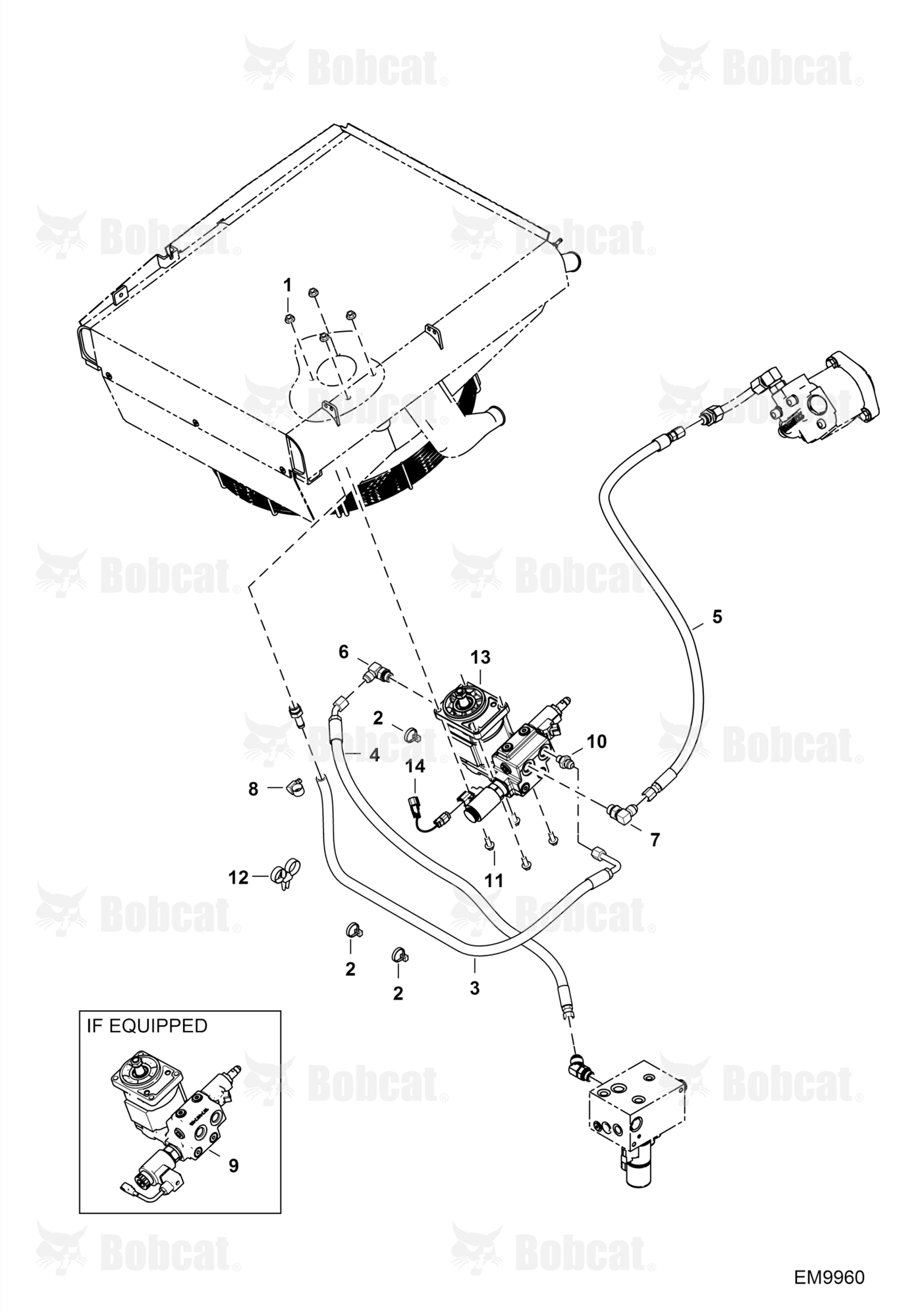Hydraulic Circuitry (Fan Motor) (Reversible)