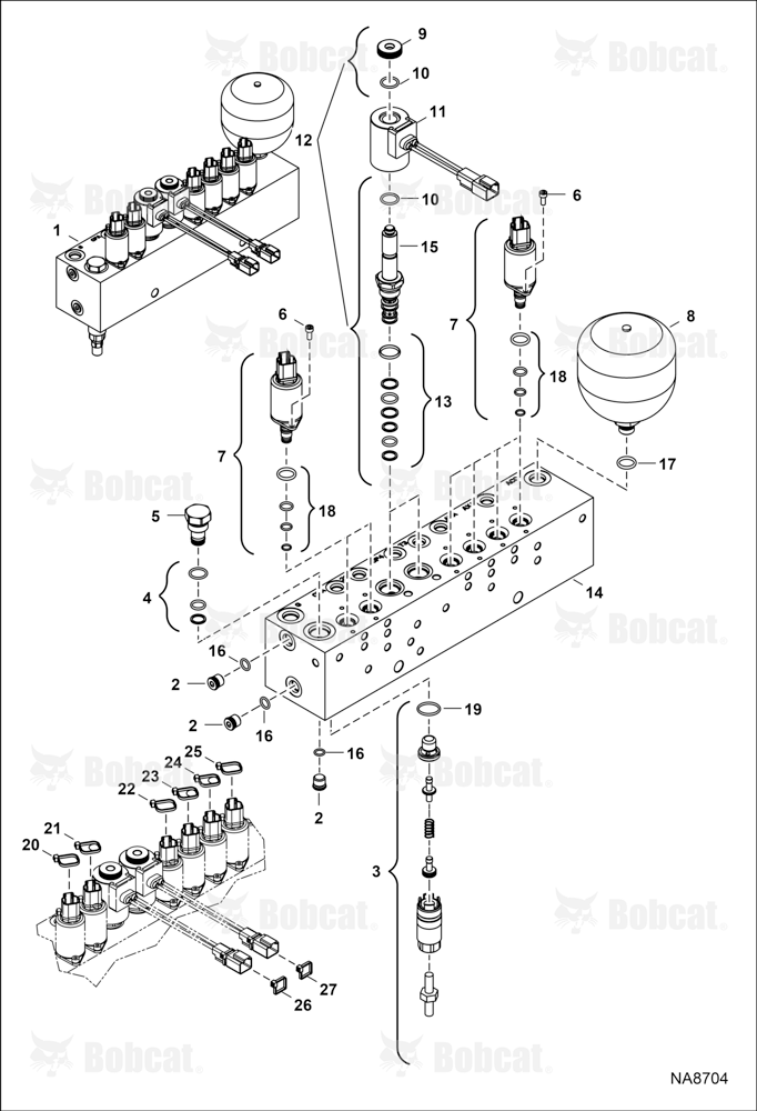 Manifold ASSY (W/Angle Blade)