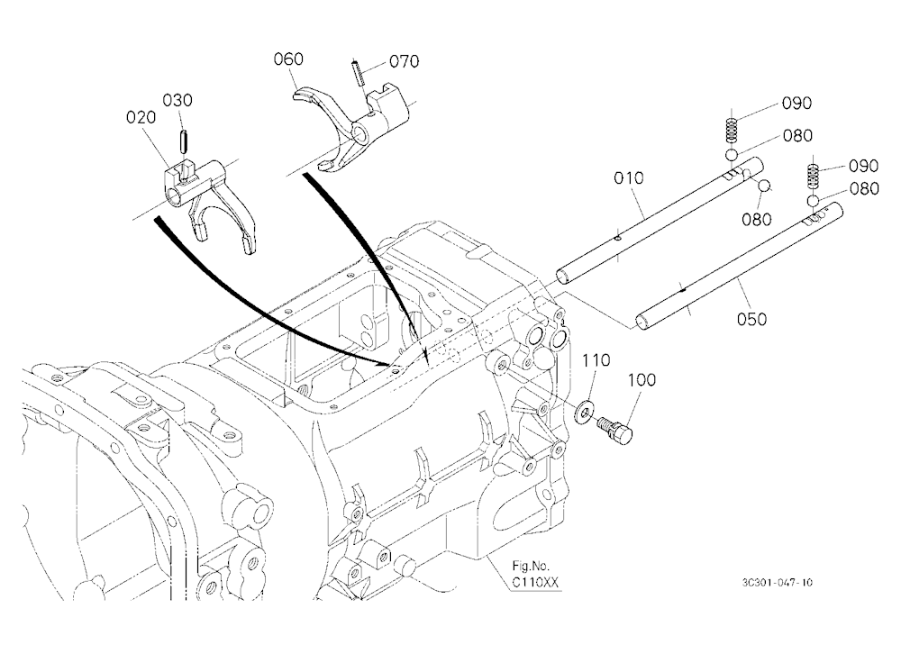 Main Gear Shift Fork
