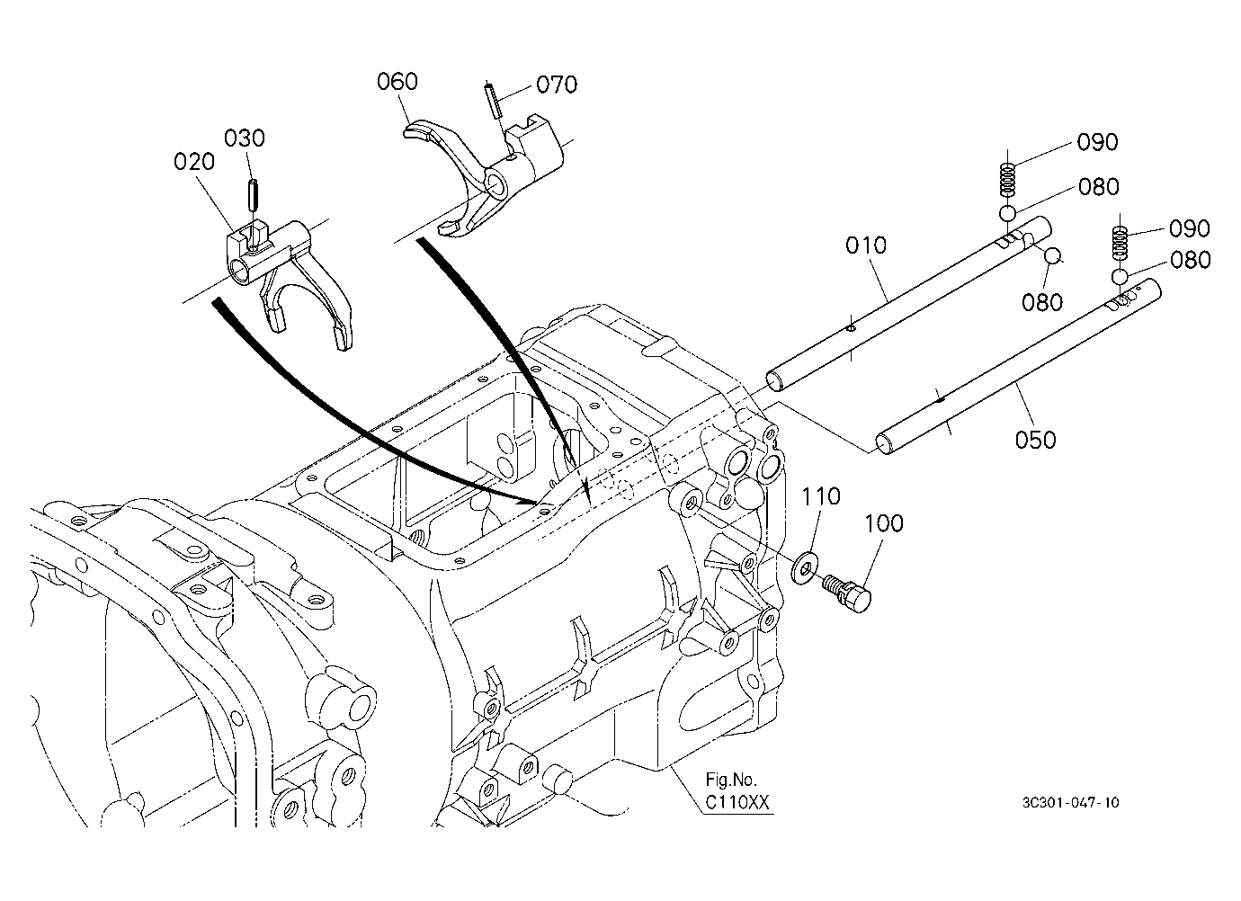 Main Gear Shift Fork