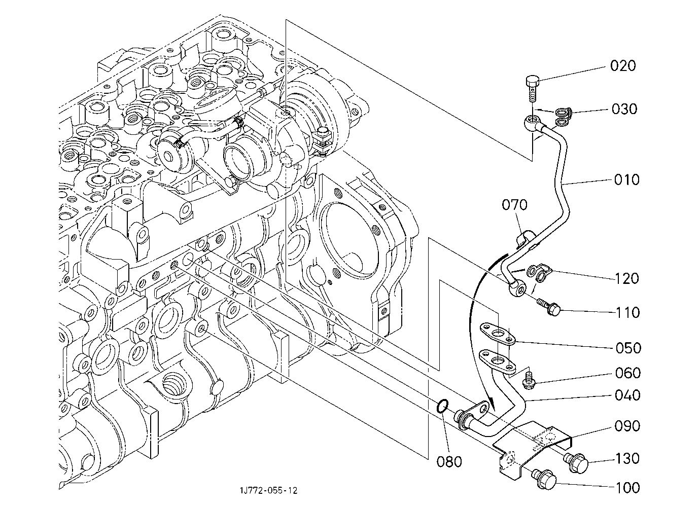 Oil Pipe (Turbo Charger)