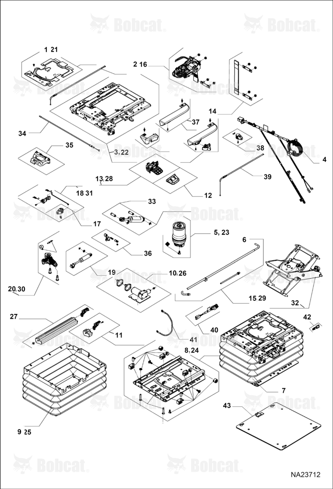 Seats (Air Suspension) (46885446) (Suspension Assembly)