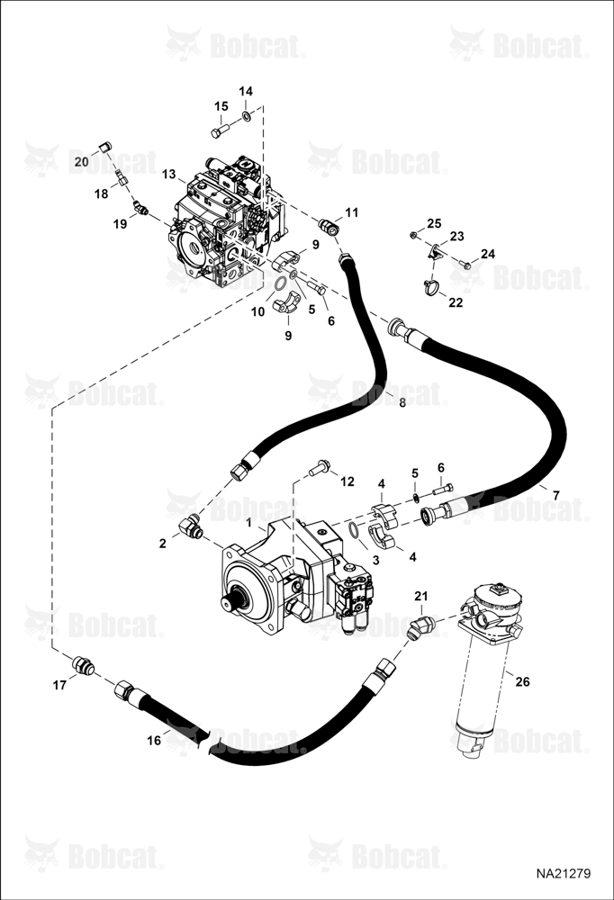 Hydrostatic Circuitry (Pump & Motor)