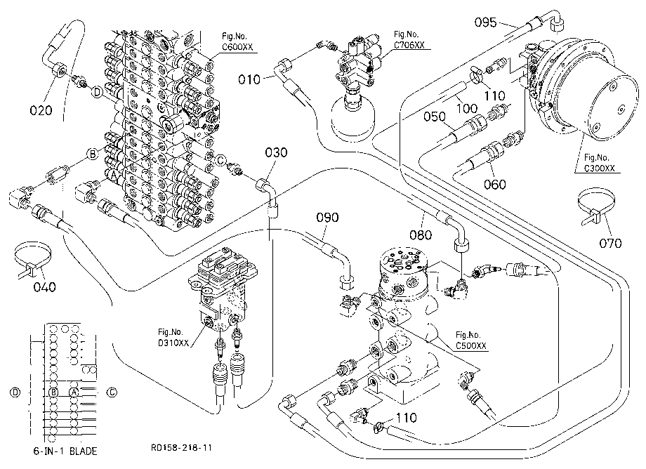 Oil Piping (Travel Lh)