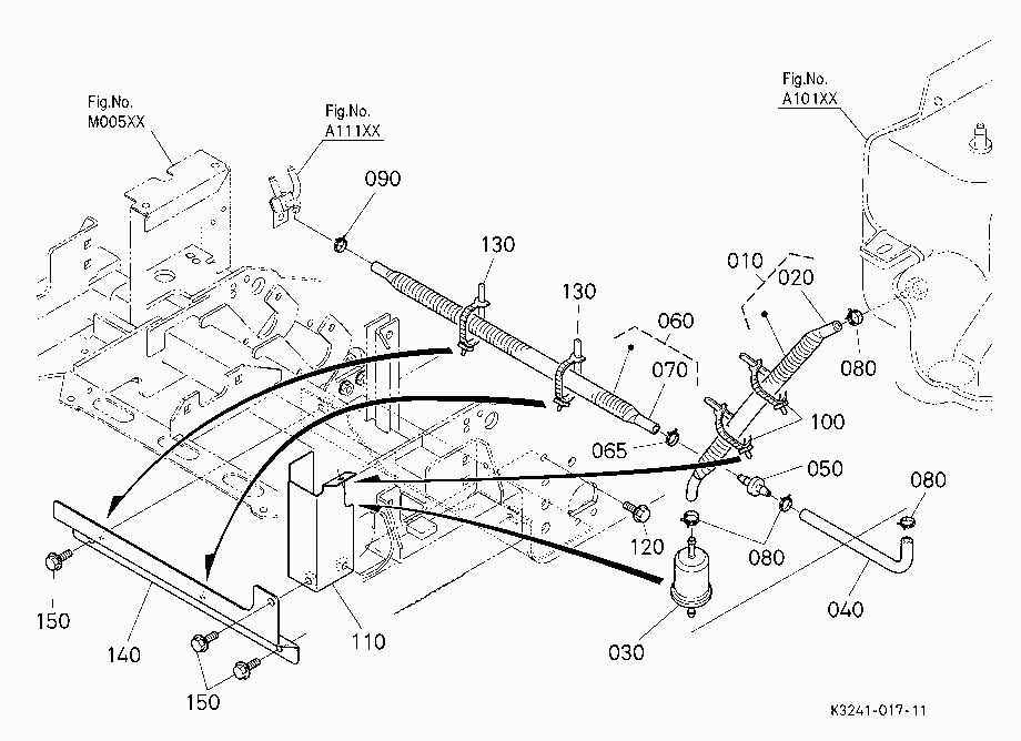 FUEL HOSE LH