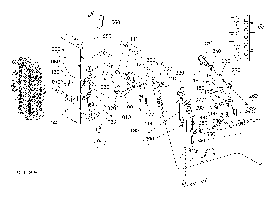 Control Pedal (Swivel/ Swing Change 1)