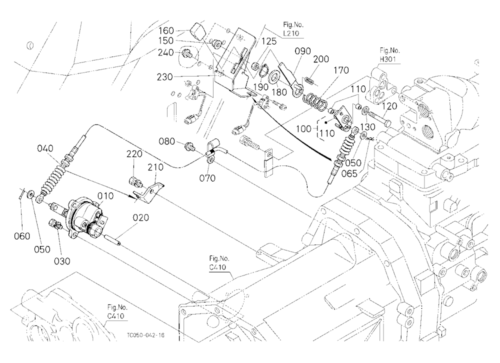 Pto Clutch Control Lever
