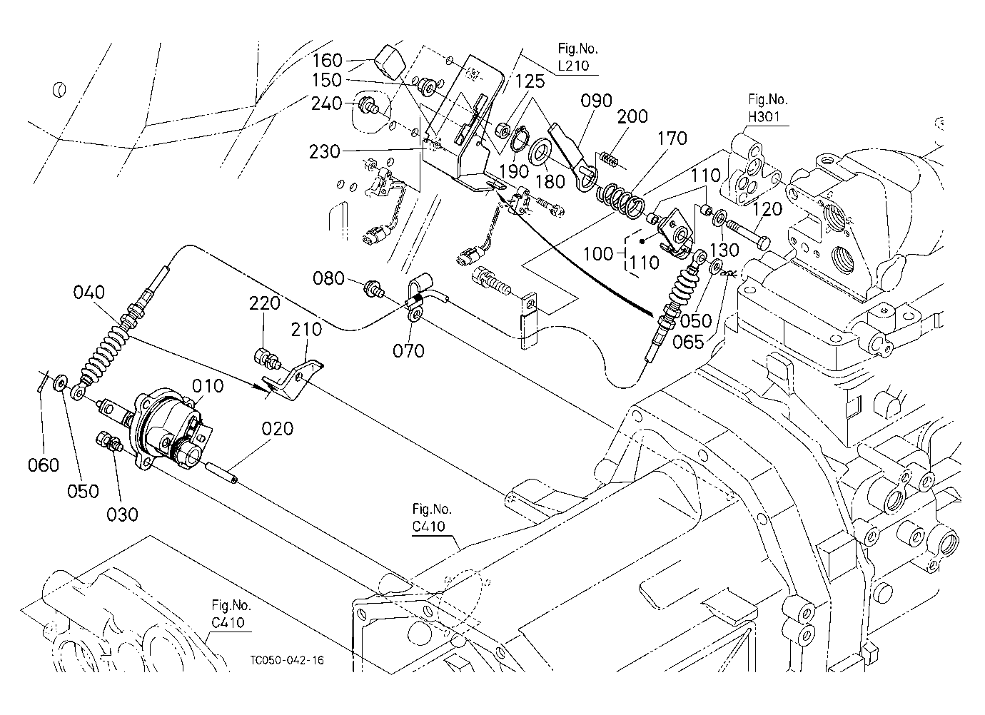 Pto Clutch Control Lever